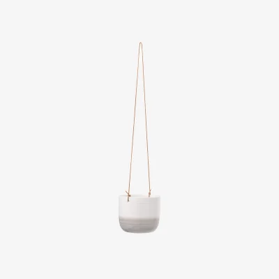 John Lewis Burgon & Ball Indoor Hanging Planter, Ripple Grey