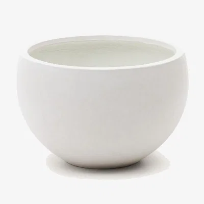 Kave Home Grau White Cement Planter Ø 56 cm