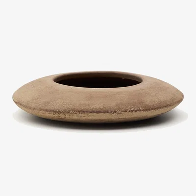 Kave Home Rivor terracotta planter with natural finish Ø 50cm