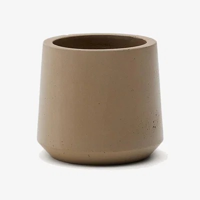 Kave Home Calun beige cement planter Ø 32cm