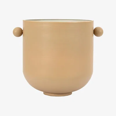 La Redoute 22cm Set of 2 Iron Planters