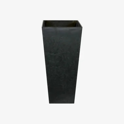 La Redoute 49cm Ella Charcoal Artstone Planter