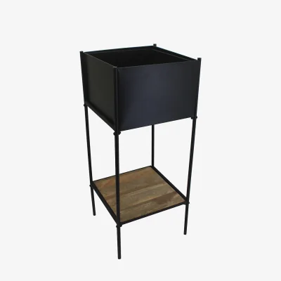 La Redoute 76cm Indoor Kensington Metal Square Planter Stand