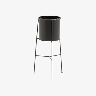 La Redoute Inaya 22cm Diameter Metal Raised Planter