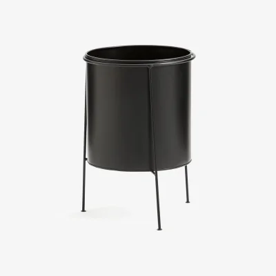 La Redoute Inaya 30cm Diameter Painted Metal Raised Planter