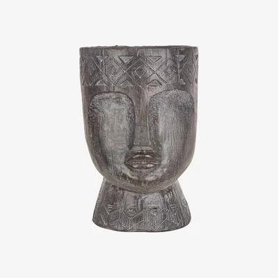 La Redoute 41cm Face Planter in Black Finish