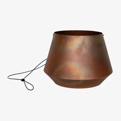 La Redoute 15cm Indoor Soho Hanging Small Planter with Leather Strap