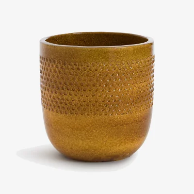 La Redoute Lullya Glazed Terracotta Plant Pot Holder Ø48 cm
