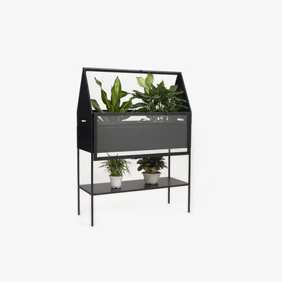 La Redoute Consuela Metal Greenhouse-Style Planter