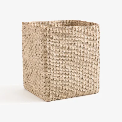 La Redoute Azzu Square Straw 30cm Diameter Planter