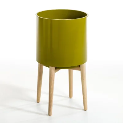 La Redoute Florian Plant Pot on Wooden Feet, H58.5cm
