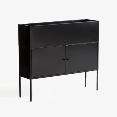 La Redoute Consuela Outdoor Metal Planter Console