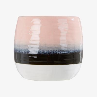 La Redoute 17cm Pink Tie Dye Effect Planter