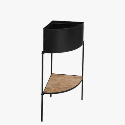 La Redoute 76cm Indoor Kensington Metal Corner Planter Stand