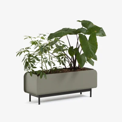 La Redoute Fleury Low Metal Planter