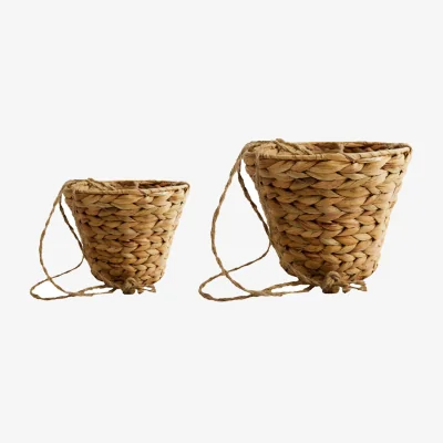 La Redoute Set of 2 Hanging Water Hyacinth Planter