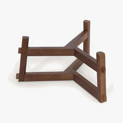 La Redoute Grayson Walnut Stand For Florian Plant Pot Holder, H23 and H33cm