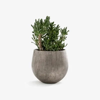 La Redoute Oska 30.5cm Diameter Die-Cast Aluminium XL Planter