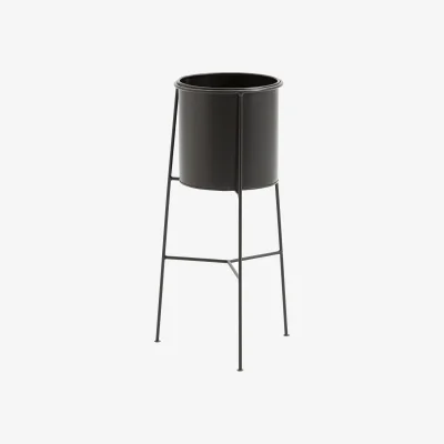La Redoute Inaya 22cm Diameter Metal Raised Planter