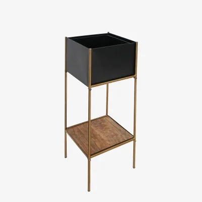 La Redoute 76cm Indoor Kensington Metal Square Planter Stand