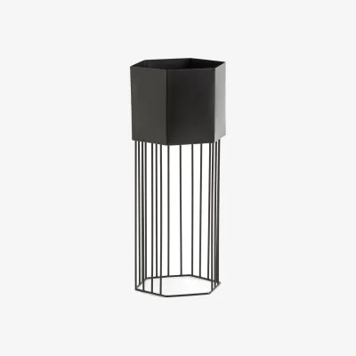 La Redoute Topim 25cm Diameter Metal Raised Planter