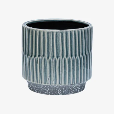La Redoute 25cm Onno Denim Blue Planter