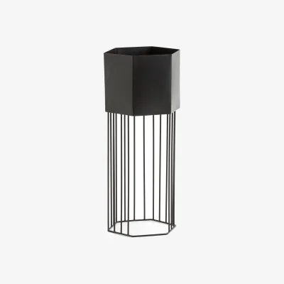 La Redoute Topim 25cm Diameter Metal Raised Planter