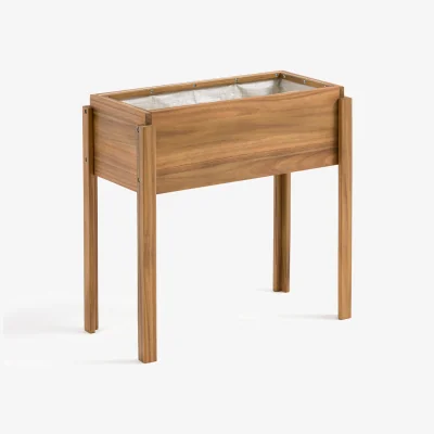 La Redoute Wassif Rectangular Acacia Planter