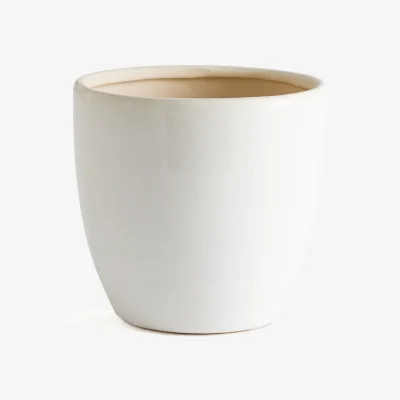 La Redoute Tipoca 17cm Diameter Enamelled Ceramic Planter