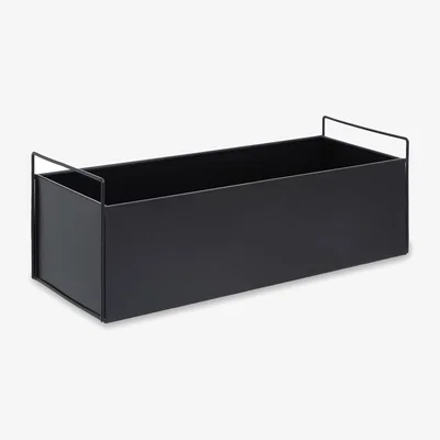 La Redoute 45cm Black Planter Wall Box