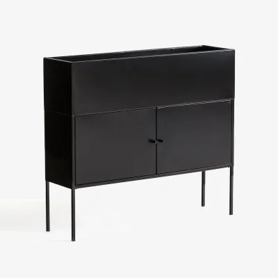 La Redoute Consuela Outdoor Metal Planter Console