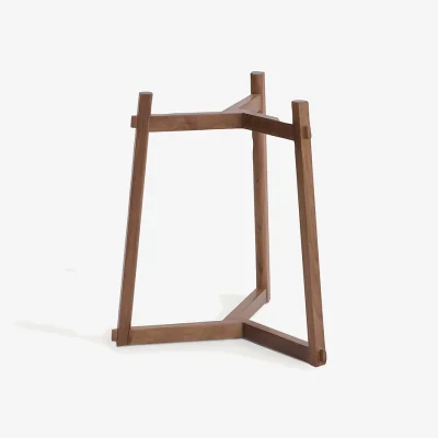 La Redoute Grayson Walnut Stand For Florian Plant Pot Holder, H23 and H33cm
