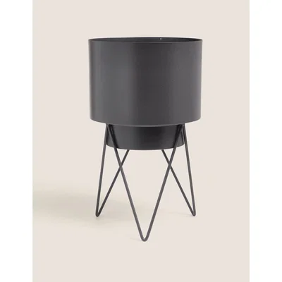 Marks & Spencer M&S Lois Large Planter - Grey, Grey