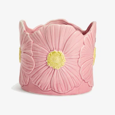 Marks & Spencer M&S Collection Daisy Ceramic Planter - Light Pink, Light Pink