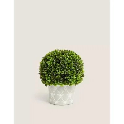 Marks & Spencer M&S Artificial Topiary Ball in Pot - Green, Green