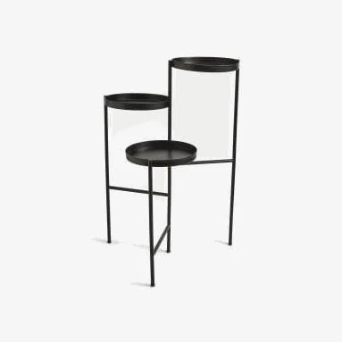 Marks & Spencer M&S Metal Three Tier Planter Stand - Black, Black