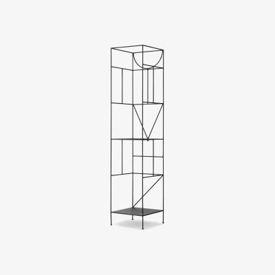 Made.com Betula Tall Plant Stand, Black