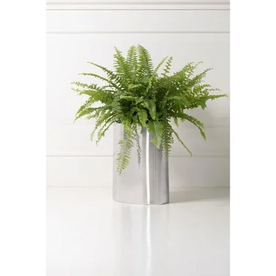 My Furniture Oval Bin / Planter - Chrome