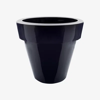 Made in Design Vas-Two Flowerpot by Serralunga Black