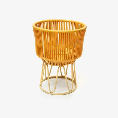 Made in Design Circo 1 Flower-pot holder - / Ø 36 x H 48 cm by ames Yellow