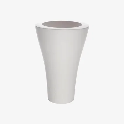 Made in Design Ming High Flowerpot by Serralunga White