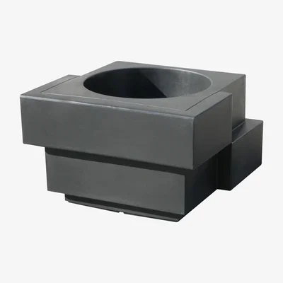 Made in Design Cubic Yo Flowerpot by Slide Grey