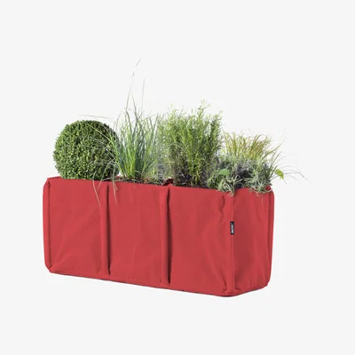 Made in Design BacLong 3 Flowerpot - / Batyline® Outdoor - 110 L by Bacsac Red