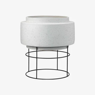 Made in Design Botanique Flowerpot - / Ø 50 x H 56 cm - Ceramic by Bolia Grey