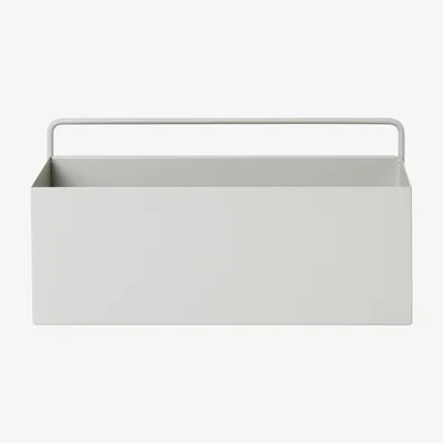Made in Design Rectangle Flowerpot - / L 30,6 x H 15,6 cm by Ferm Living Grey