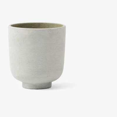 Made in Design Collect SC69 Flowerpot - / Ø 12 x H 13 cm - Polystone by &tradition Green