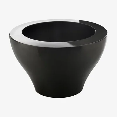 Made in Design Ming large Flowerpot by Serralunga Black