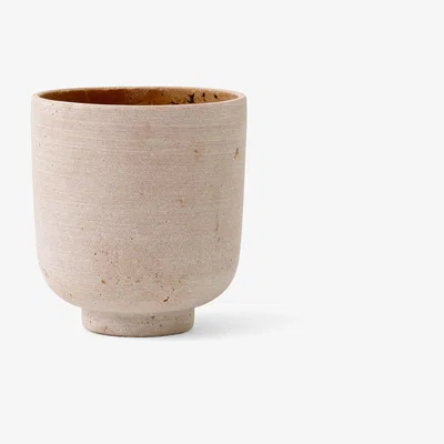 Made in Design Collect SC69 Flowerpot - / Ø 12 x H 13 cm - Polystone by &tradition Yellow