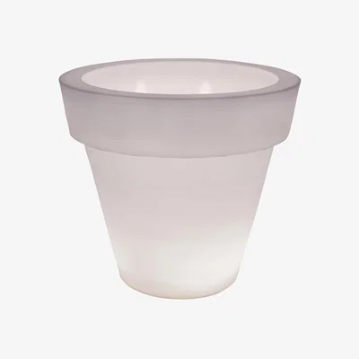 Made in Design Vas-Three Light Luminous flowerpot by Serralunga White