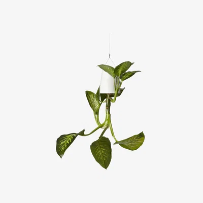 Made in Design Sky Flowerpot - Polypropylene Large - H 18.7 cm / Upside down planter by Boskke White